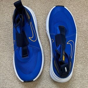 Nike New Never Worn Kids Blue and Yellow Sneakers